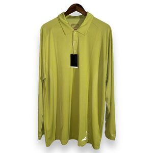 NWT Green Nike Tour Performance Dri Fit L/S Golf Shirt XXL